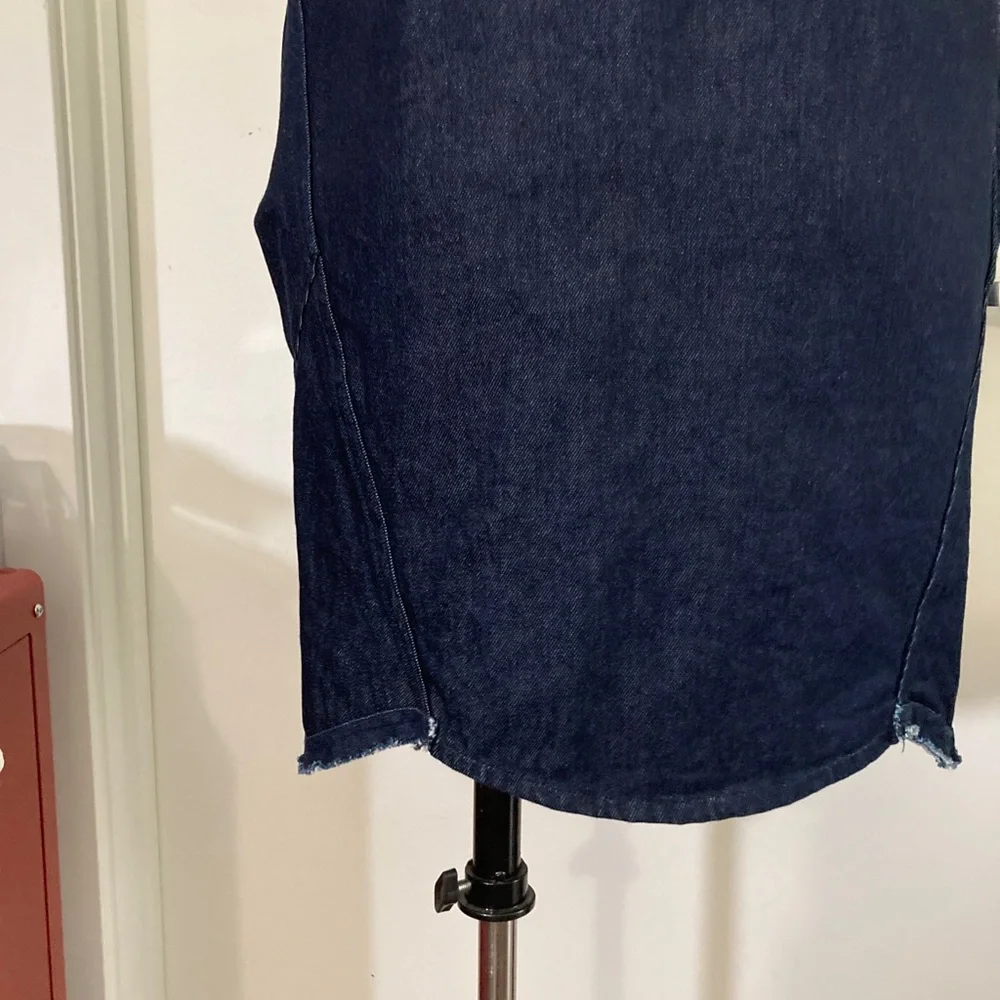 State Denim Collared Dress - Picture 6 of 8